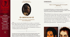 Desktop Screenshot of elrostrodebolivar.com