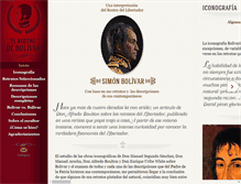 Tablet Screenshot of elrostrodebolivar.com